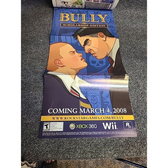 Nintendo Power Magazine Vol 226 March 2008 with Bully Scholarship Edition Poster - Picture 8 of 8
